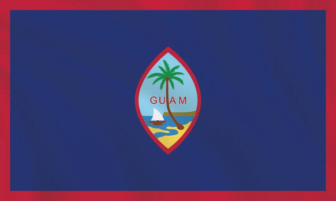 3:5 Ratio Guam Flag