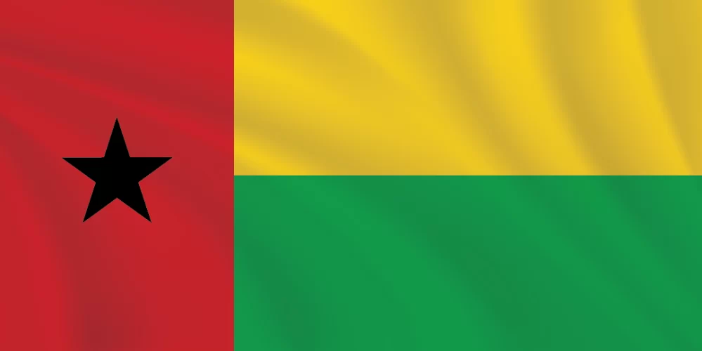 Flags of the World 1:2 Ratio Guinea-Bissau Flag