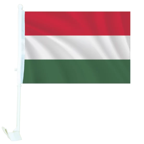 Flags of the World - Hungary Car Flag