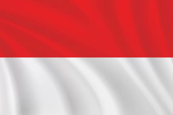 Flags of the World 2:3 Ratio Indonesia Flag