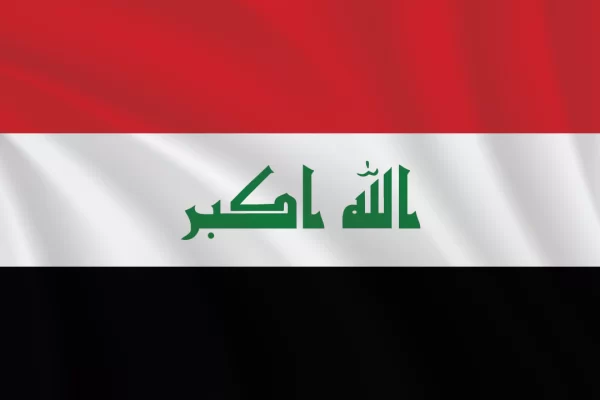 Flags of the World 2:3 Ratio Iraq Flag