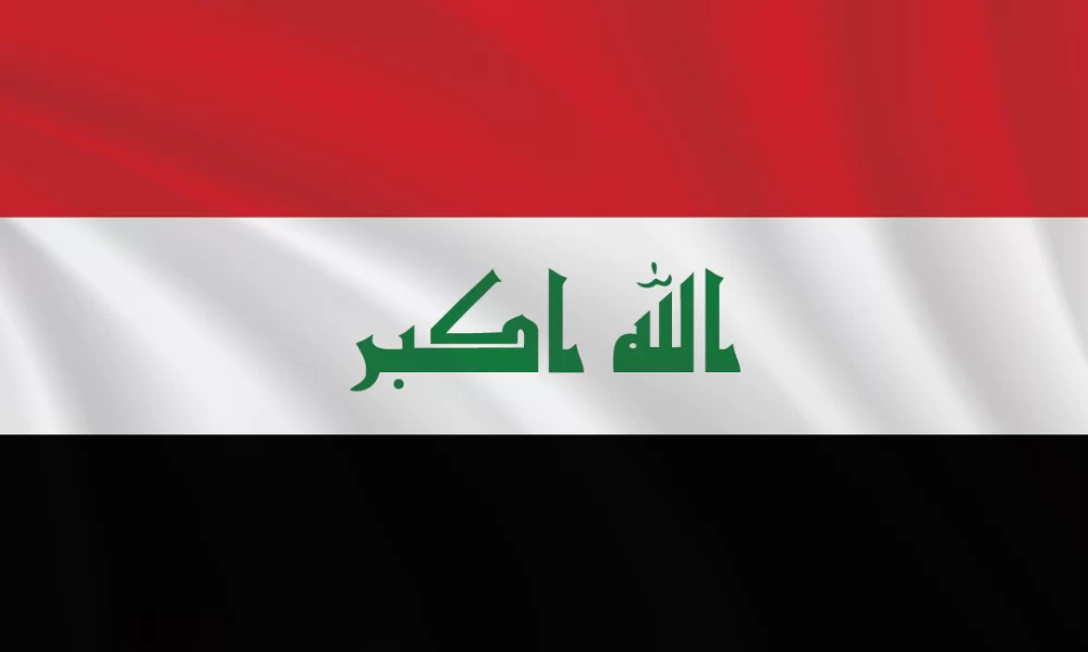 3:5 Ratio Iraq Flag