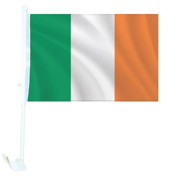 Flags of the World - Ireland Car Flag