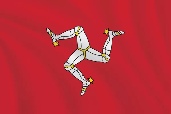 Flags of the World 2:3 Ratio Isle of Man Flag