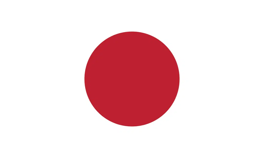 3:5 Ratio Japan Flag