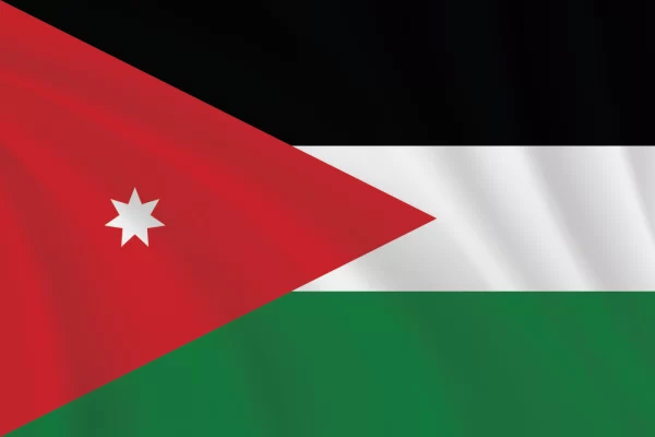 Flags of the World 2:3 Ratio Jordan Flag | The Flag Shop