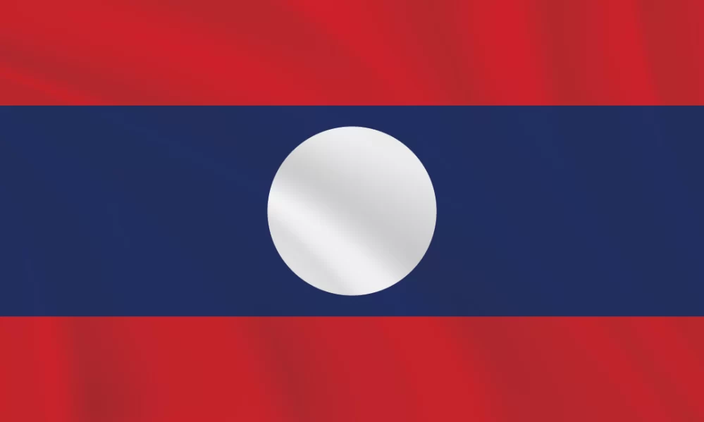 3:5 Ratio Laos Flag