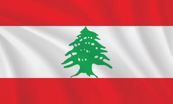 3:5 Ratio Lebanon Flag