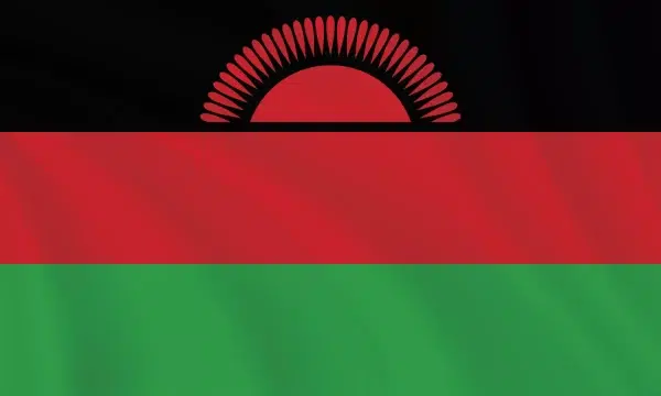 3:5 Ratio Malawi Flag