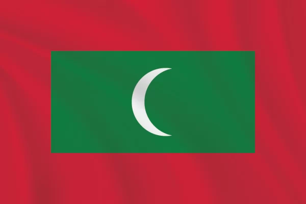 Flags of the World 2:3 Ratio Maldives Flag