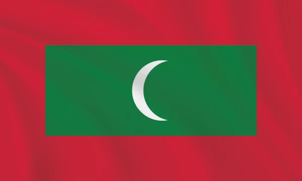 3:5 Ratio Maldives Flag