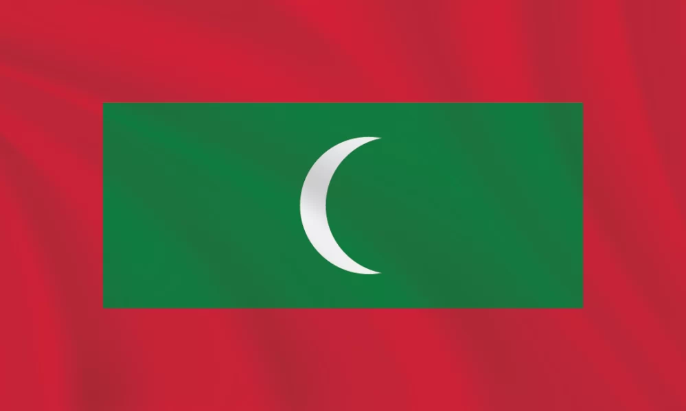 3:5 Ratio Maldives Flag