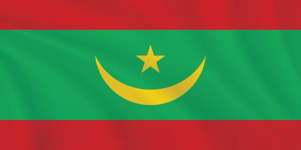 Flags of the World 1:2 Ratio Mauritania Flag