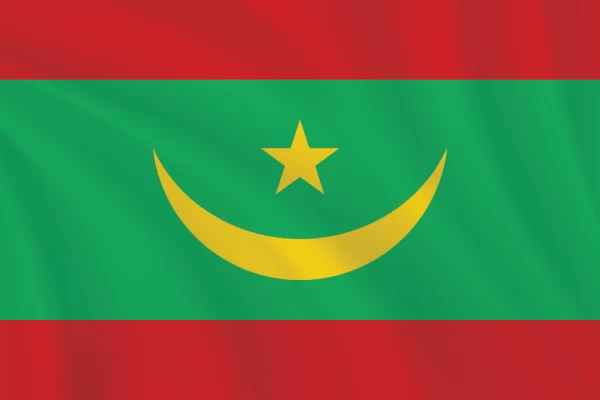Flags of the World 2:3 Ratio Mauritania Flag