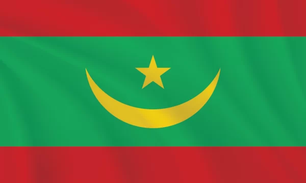 3:5 Ratio Mauritania Flag