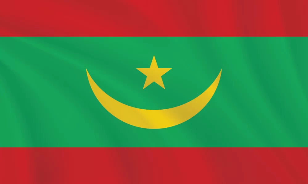 3:5 Ratio Mauritania Flag
