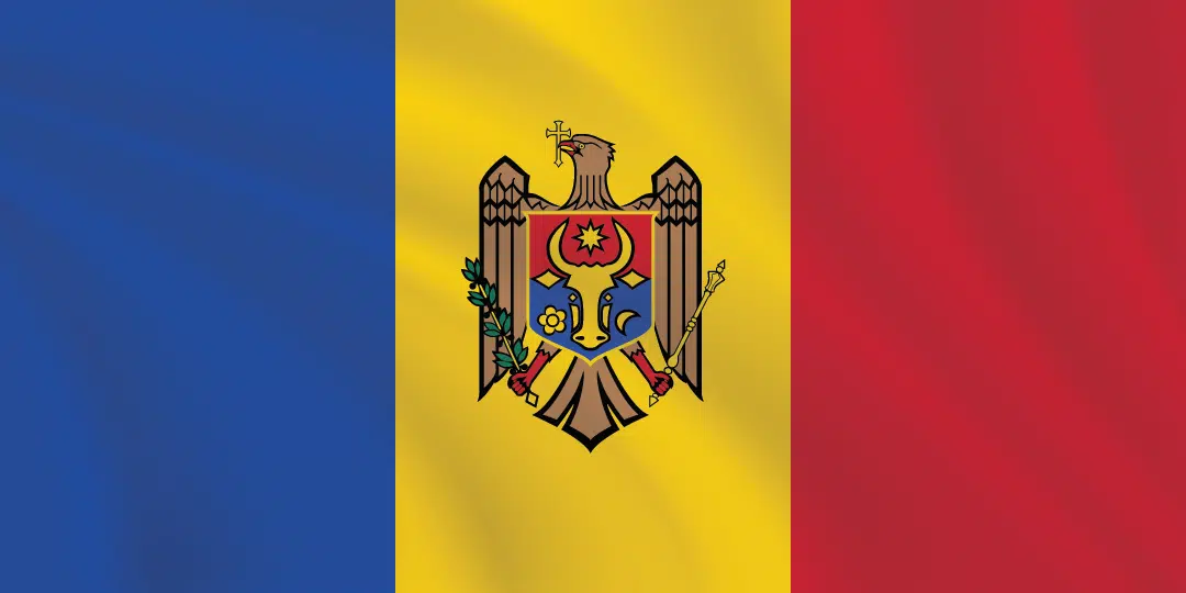 Flags of the World 1:2 Ratio Moldova Flag