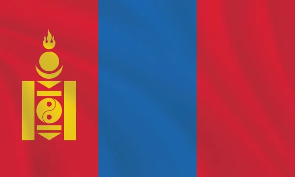 3:5 Ratio Mongolia Flag