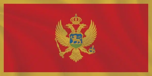 Flags of the World 1:2 Ratio Montenegro Flag