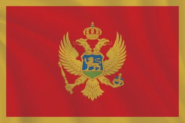 Flags of the World 2:3 Ratio Montenegro Flag