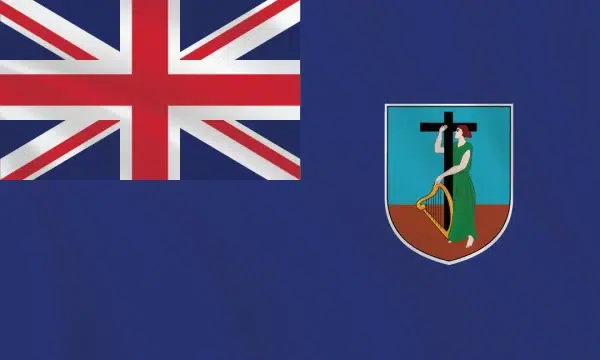 3:5 Ratio Montserrat Flag