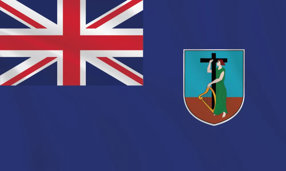 3:5 Ratio Montserrat Flag