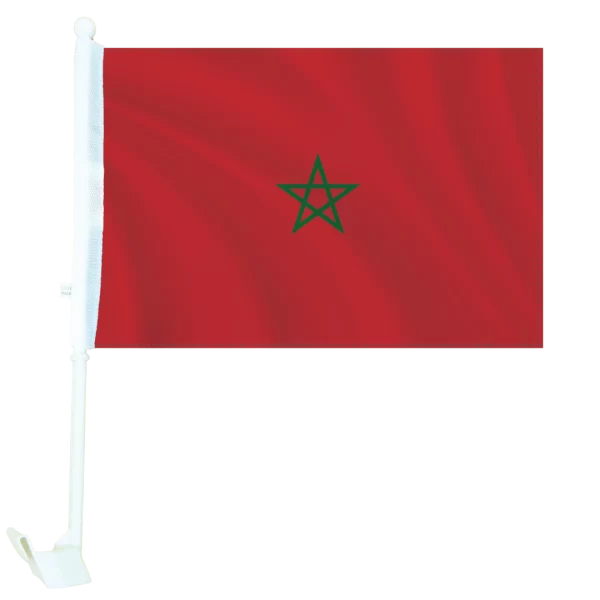 Flags of the World - Morocco Car Flag