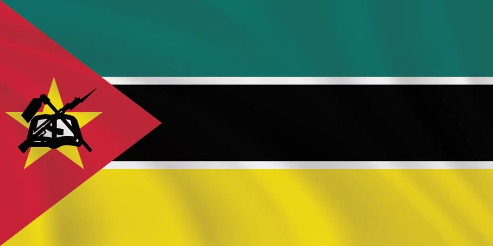 Flags of the World 1:2 Ratio Mozambique Flag