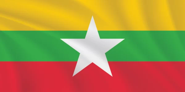 Flags of the World 1:2 Ratio Myanmar Flag