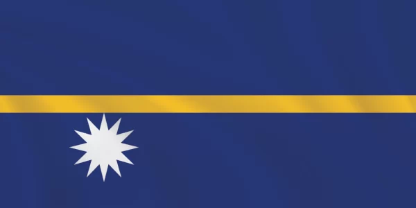 Flags of the World 1:2 Ratio Nauru Flag
