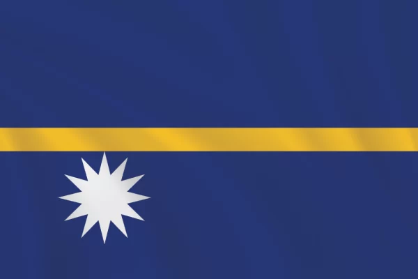 Flags of the World 2:3 Ratio Nauru Flag