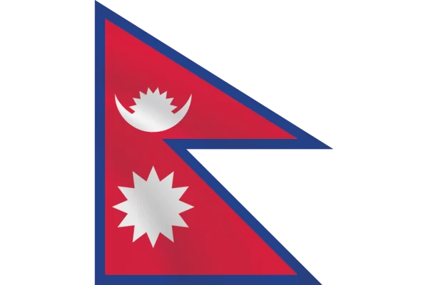 Flags of the World 2:3 Ratio Nepal Flag