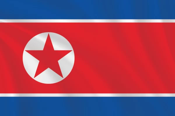 Flags of the World 2:3 Ratio North Korea Flag