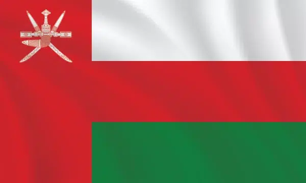 3:5 Ratio Oman Flag