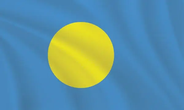 3:5 Ratio Palau Flag