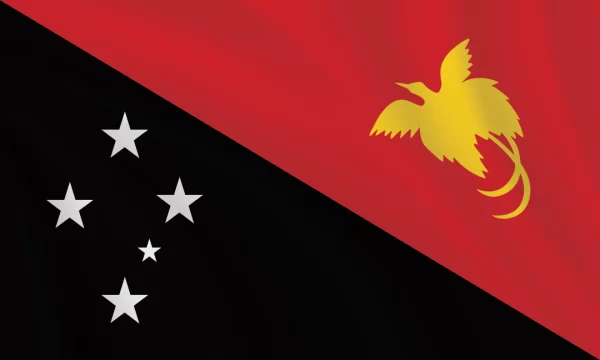 3:5 Ratio Papua New Guinea Flag