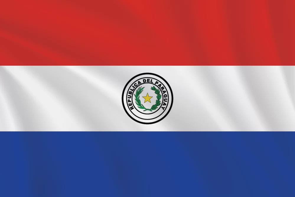 Flags of the World 2:3 Ratio Paraguay Flag