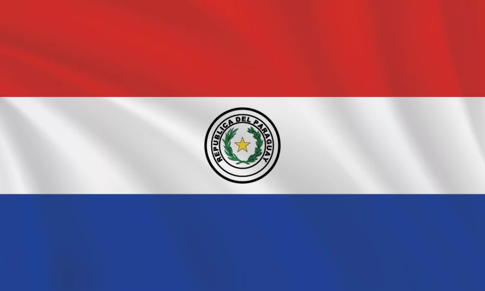 3:5 Ratio Paraguay Flag