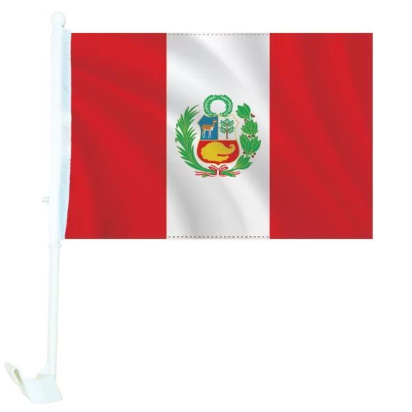 Flags of the World - Peru Car Flag