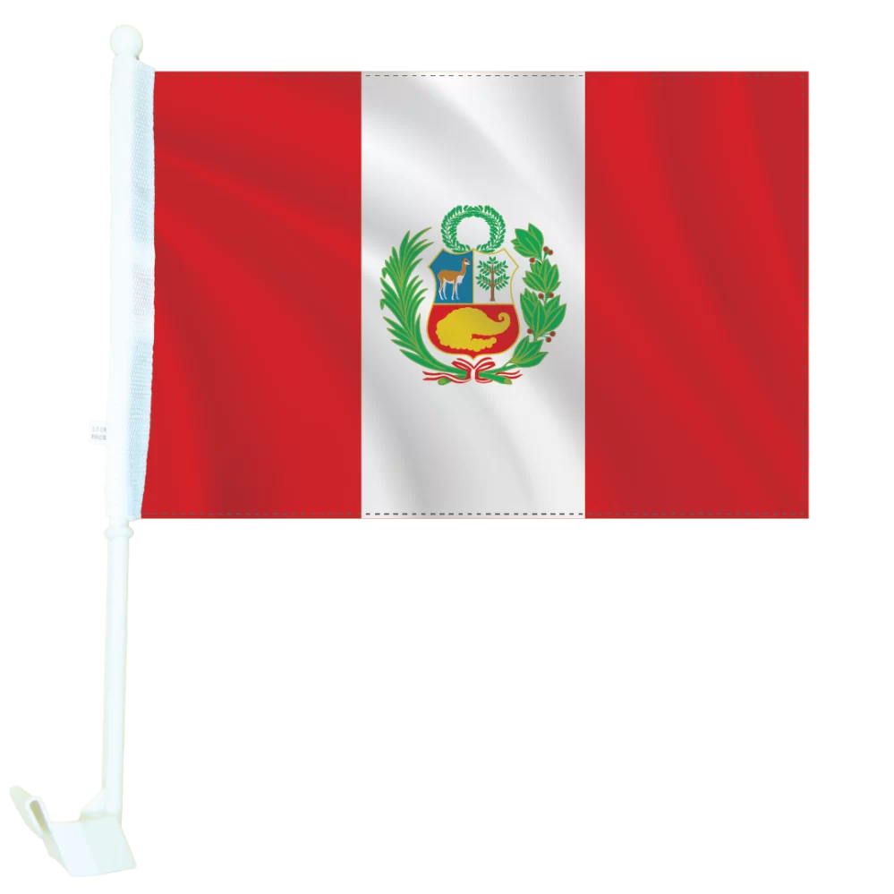 Flags of the World - Peru Car Flag