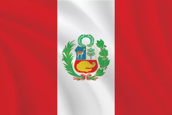 Flags of the World 2:3 Ratio Peru Flag