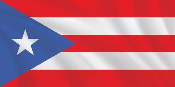Flags of the World 1:2 Ratio Puerto Rico Flag
