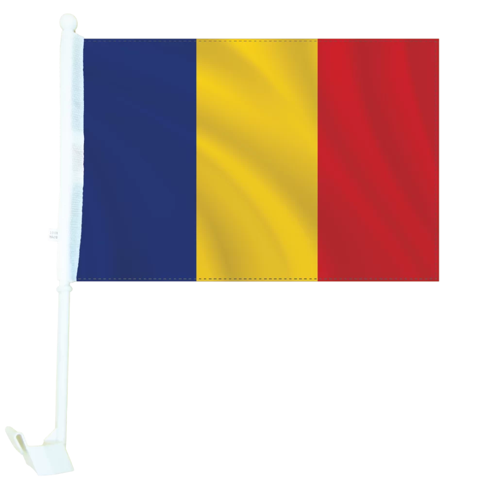 Flags of the World - Romania Car Flag
