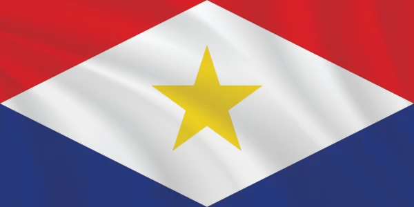 Flags of the World 1:2 Ratio Saba Flag