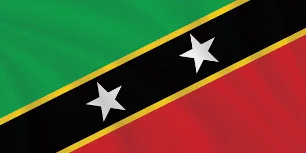 Flags of the World 1:2 Ratio Saint Kitts and Nevis Flag