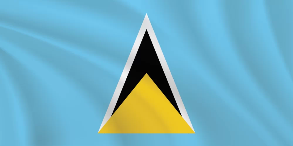 Flags of the World 1:2 Ratio Saint Lucia Flag