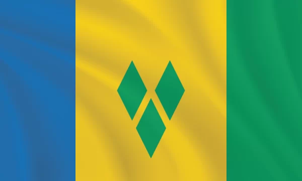3:5 Ratio Saint Vincent and the Grenadines Flag