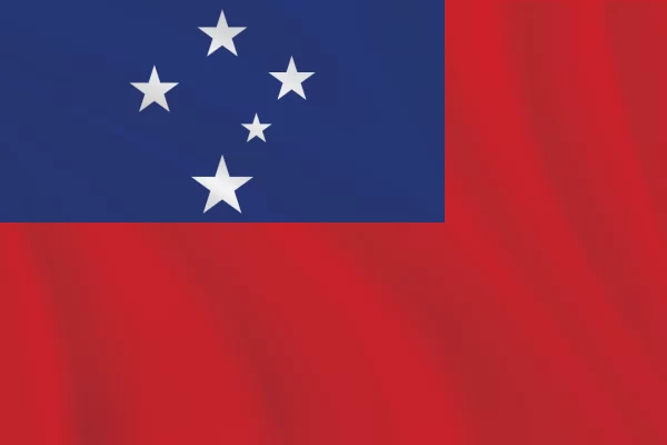 Flags of the World 2:3 Ratio Samoa Flag