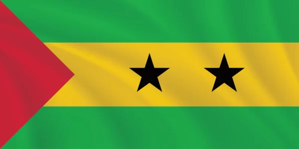 Flags of the World 1:2 Ratio São Tomé and Príncipe Flag
