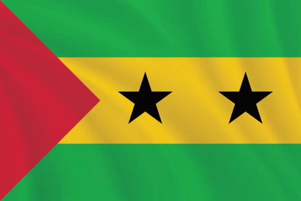 Flags of the World 2:3 Ratio São Tomé and Príncipe Flag